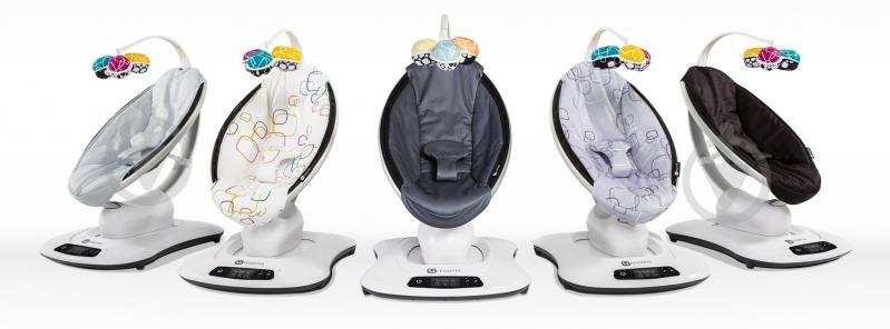 Крісло-гойдалка 4MOMS mamaRoo темно-сіре Mesh - фото 3