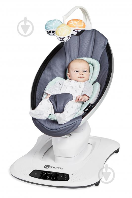 Крісло-гойдалка 4MOMS mamaRoo темно-сіре Mesh - фото 6