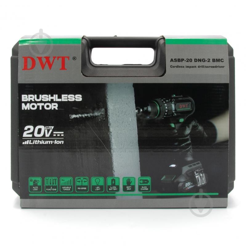 Шуруповерт ударний акумуляторний DWT ASBP-20 DNG-2 BMC - фото 12