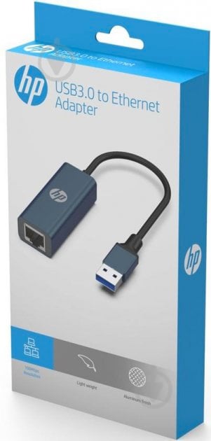 Перехідник HP USB 3.0 Type A - Ethernet RJ45 1000 Mb зелений (DHC-CT101) - фото 5