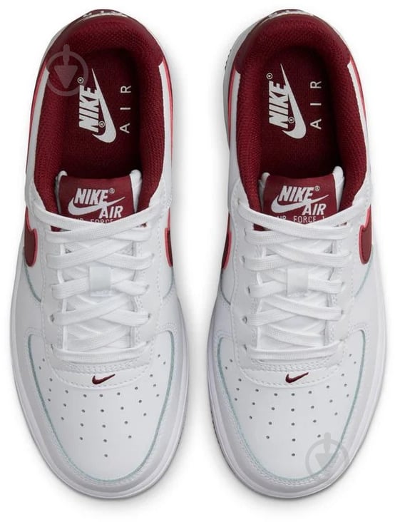 Кросівки дитячі демісезонні Nike AIR FORCE 1 (GS) FV5948-105 р.40 білі - фото 4