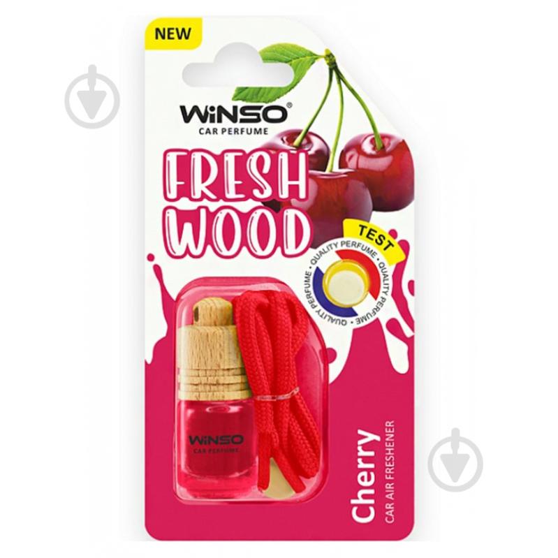 Ароматизатор подвесной WINSO Fresh Wood Cherry 539150 34 мл - фото 1