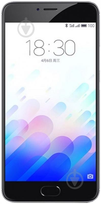 Смартфон Meizu M2 Note 2/16GB grey - фото 1