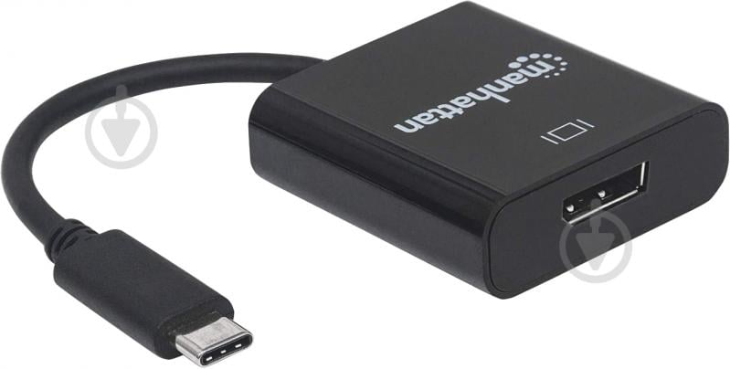 Переходник Intracom USB3.1 Type-C — DisplayPort (F) 0,21 м черный (152020) - фото 2