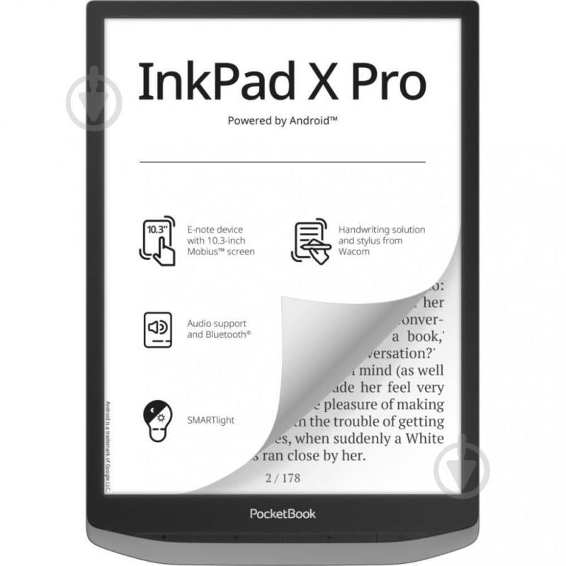 Электронная книга PocketBook InkPAd X Pro grey (PB1040D-M-WW) - фото 1