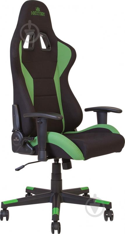 Кресло Hexter ML R1D TILT PL70 FAB/01 BLACK/GREEN FR черный/зеленый - фото 5