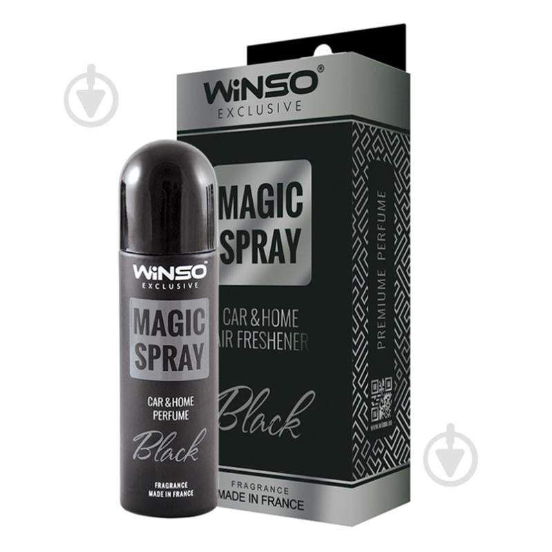 Ароматизатор подвесной WINSO Magic Spray Exclusive BLAK 531790 30 мл - фото 1