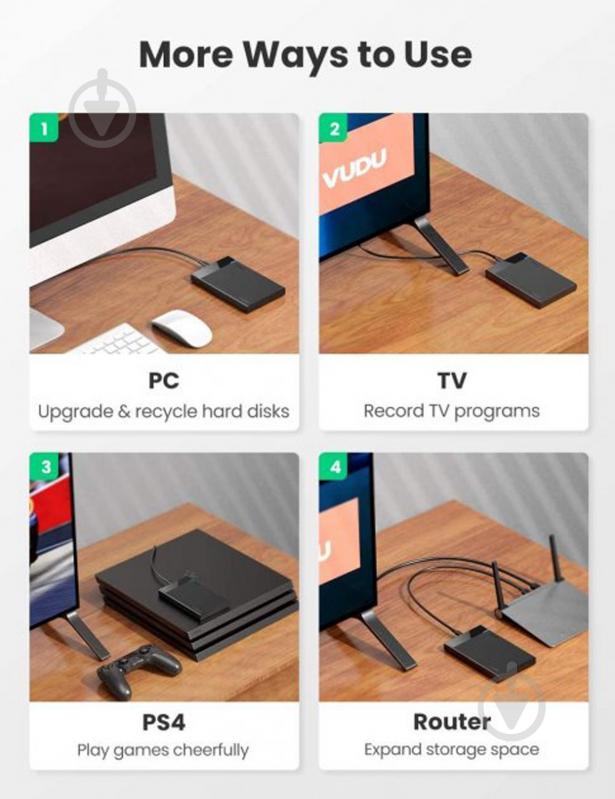 Внешний карман UGREEN 50743 - фото 4