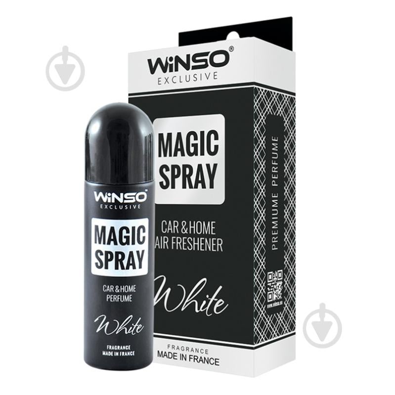 Ароматизатор подвесной WINSO Magic Spray Exclusive WHITE 531860 30 мл - фото 1