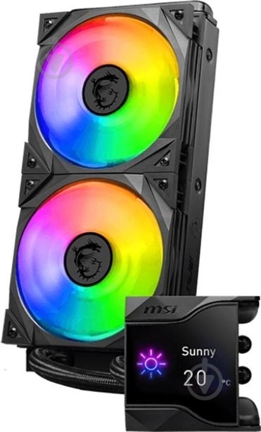 Система водного охлаждения MSI MPG CORELIQUID D240 Black - фото 2 Система водного охлаждения MSI MPG CORELIQUID D240 Black - фото 2