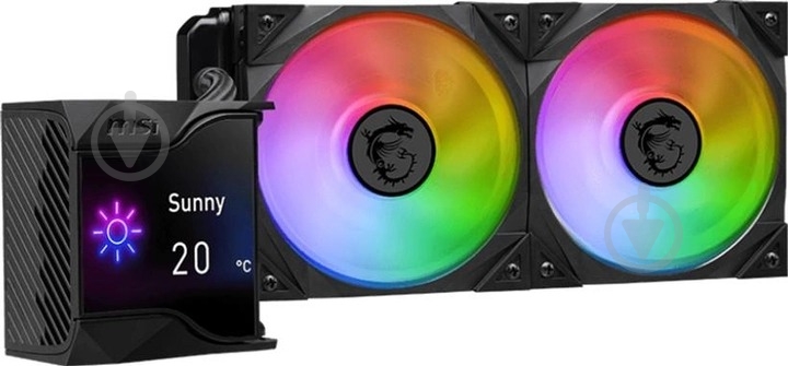 Система водного охлаждения MSI MPG CORELIQUID D240 Black - фото 3 Система водного охлаждения MSI MPG CORELIQUID D240 Black - фото 3