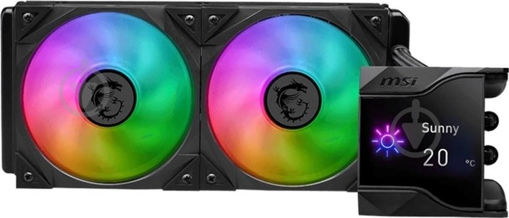 Система водного охлаждения MSI MPG CORELIQUID D240 Black - фото 4 Система водного охлаждения MSI MPG CORELIQUID D240 Black - фото 4