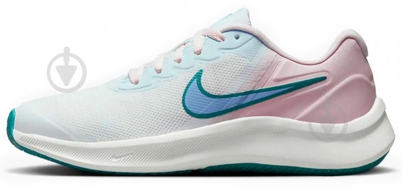 Кросівки дитячі демісезонні Nike STAR RUNNER 3 (GS) DA2776-102 р.36,5 різнокольорові - фото 1