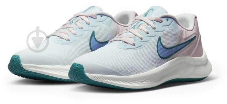 Кросівки дитячі демісезонні Nike STAR RUNNER 3 (GS) DA2776-102 р.36,5 різнокольорові - фото 3