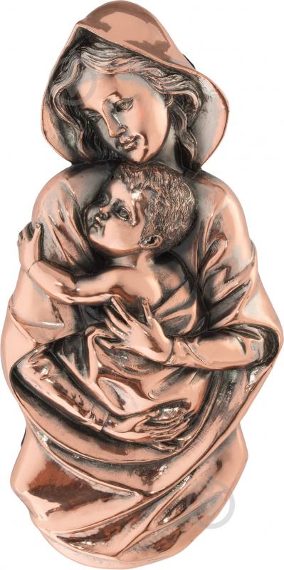 Статуетка-панно Діва Марія T1555 20х10 см мідний - фото 1 Статуетка-панно Діва Марія T1555 20х10 см мідний - фото 1