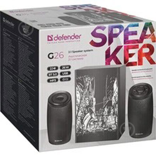 Акустическая система Defender G26 2.1 black - фото 4