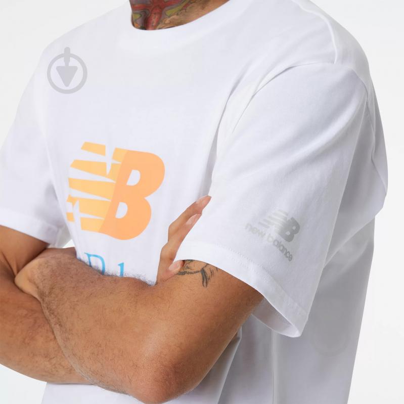 Футболка New Balance MT21529WT р.L белый - фото 4