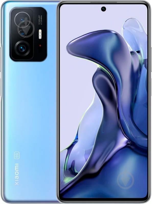 Смартфон Xiaomi 11T 8/128GB celestial blue (868299) - фото 1 Смартфон Xiaomi 11T 8/128GB celestial blue (868299) - фото 1