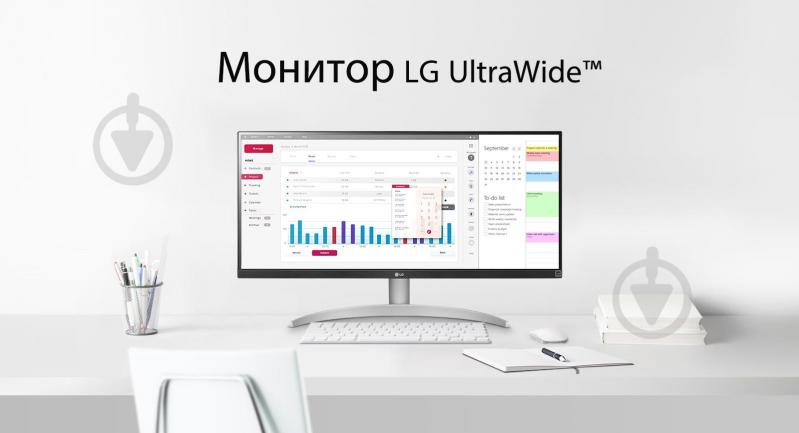 Монітор LG UltraWide 29WQ600-W 29" (29WQ600-W) - фото 8