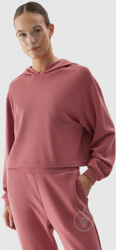 Джемпер 4F SWEATSHIRT F702 4FAW23TSWSF702-61S р.XL червоний - фото 1