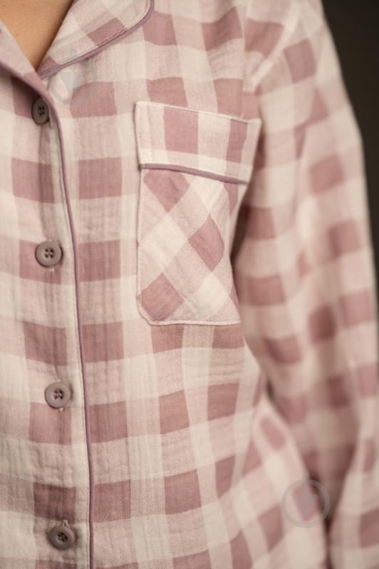 Пижама женская German Volf принт клетка р. L фиолетовый - фото 8 Пижама женская German Volf принт клетка р. L фиолетовый - фото 8