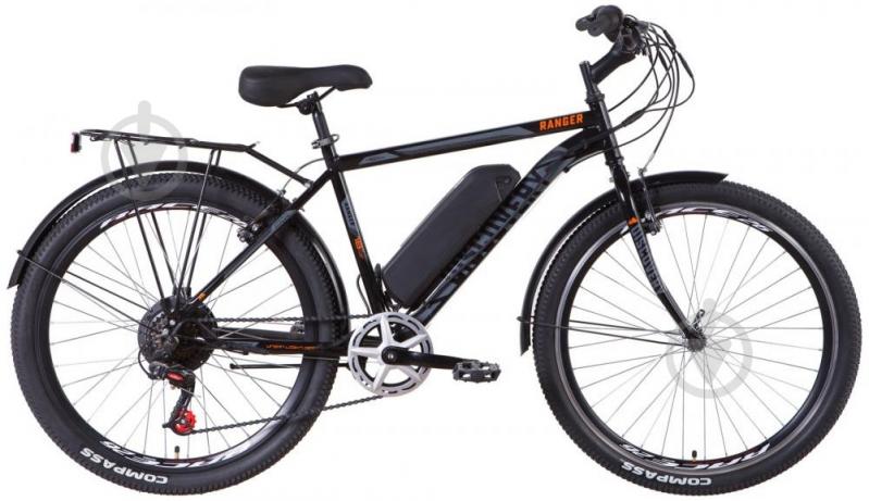 Электровелосипед Discovery RANGER 26" черно-оранжевый - фото 1