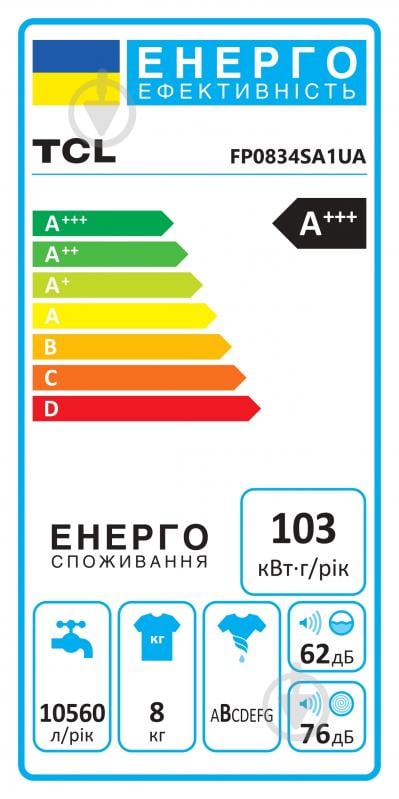 Пральна машина TCL FP0834SA1UA - фото 7