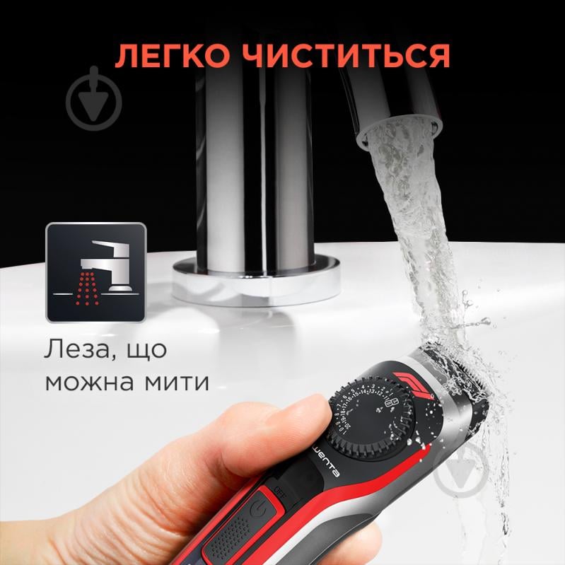 Тример для бороди Rowenta Formula 1® TN384MF0 - фото 8