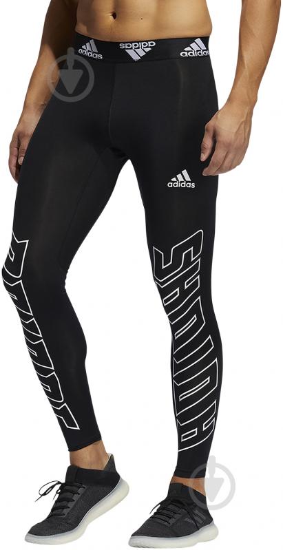 Лосины Adidas FB HYPE TIGHT GN4647 р.M черный - фото 1