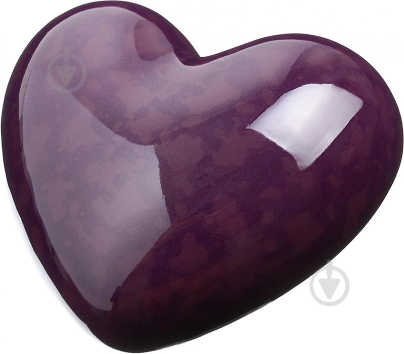 Фигурка сердце ZD8328M72 4х8 см фиолетовый - фото 1