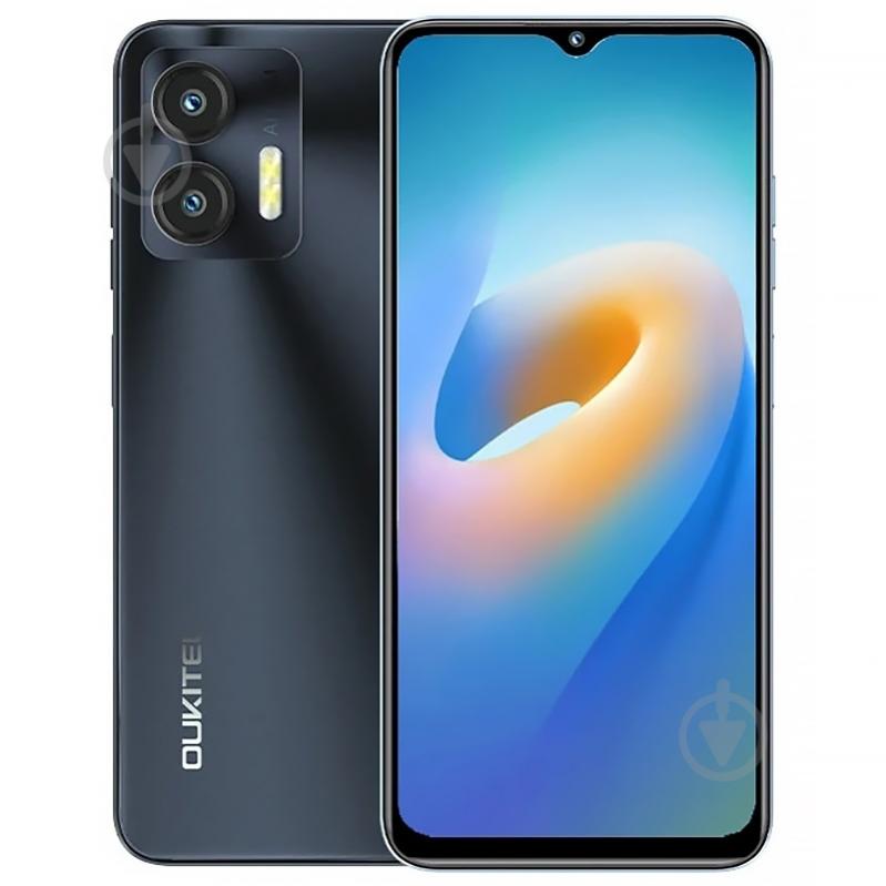 Смартфон Oukitel C36 4/128GB black (6931940773713) - фото 1