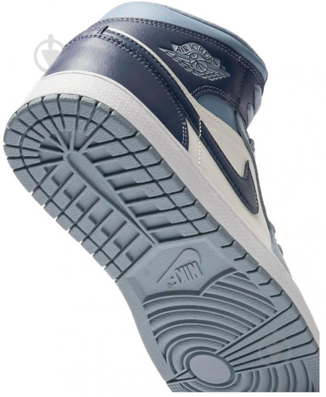 Кросівки жіночі демісезонні Nike WMNS AIR 1 MID BQ6472-140 р.42,5 блакитні із білим - фото 5