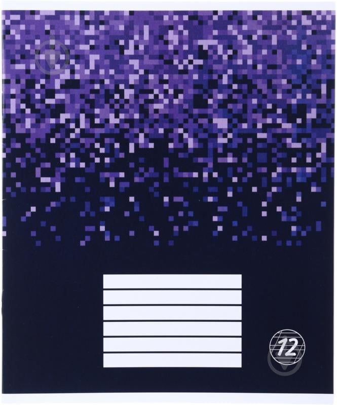 Зошит 12 аркушів у косу лінію (2252547036013) Nota Bene - фото 1