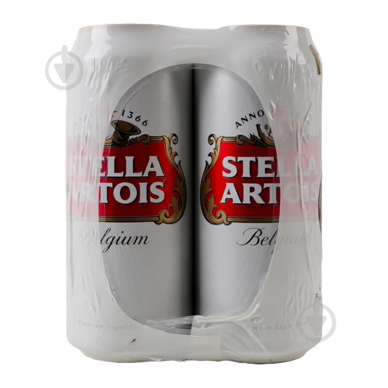Набір пива Stella Artois 4 шт. 0,5 л - фото 4 Набір пива Stella Artois 4 шт. 0,5 л - фото 4