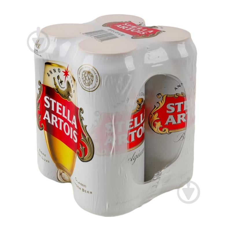 Набір пива Stella Artois 4 шт. 0,5 л - фото 2 Набір пива Stella Artois 4 шт. 0,5 л - фото 2