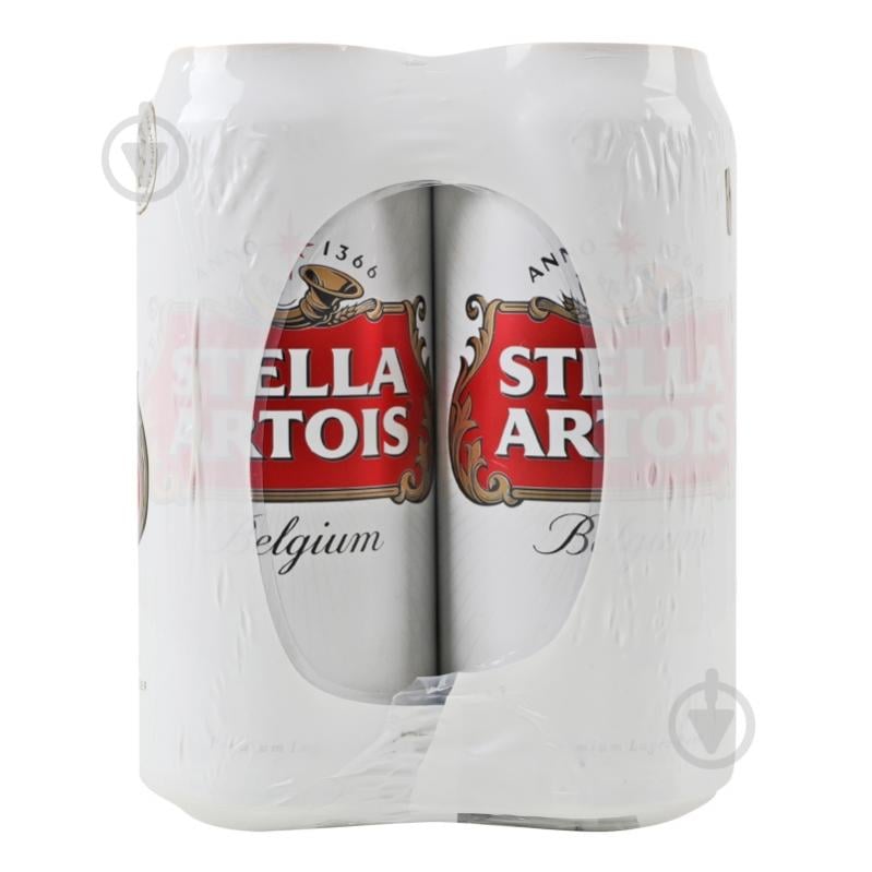 Набір пива Stella Artois 4 шт. 0,5 л - фото 3 Набір пива Stella Artois 4 шт. 0,5 л - фото 3