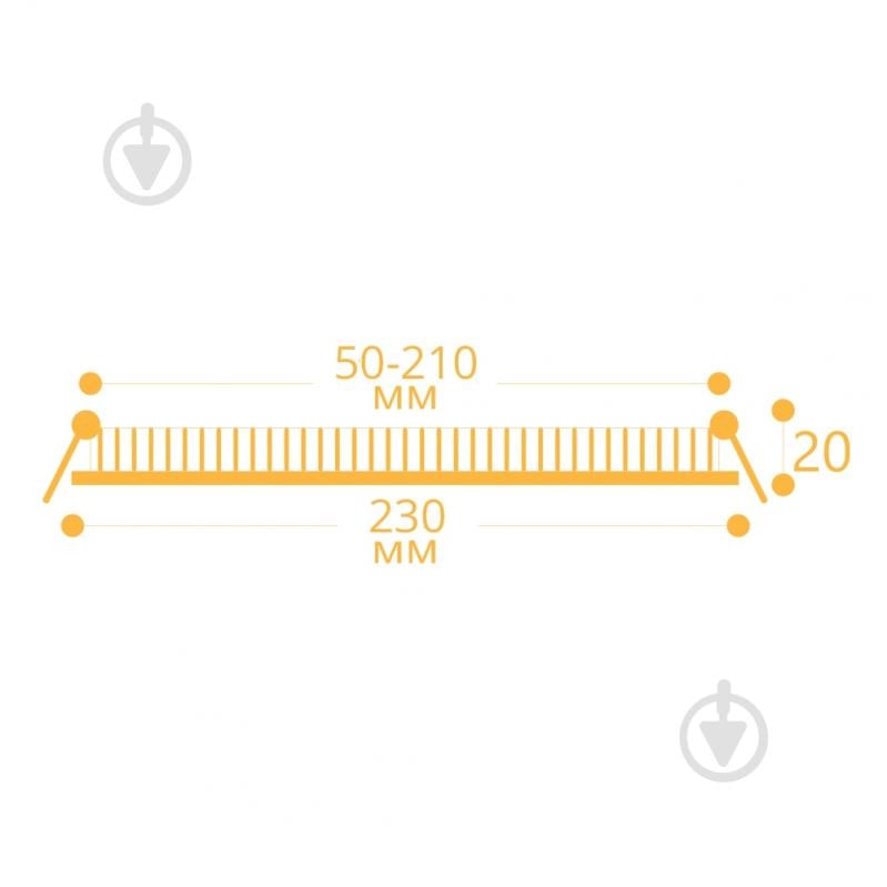 Світильник адміністративний LED LightMaster 20 Вт 3500 - 4500 К (нейтральне світло) AL616 круг IP20 - фото 3