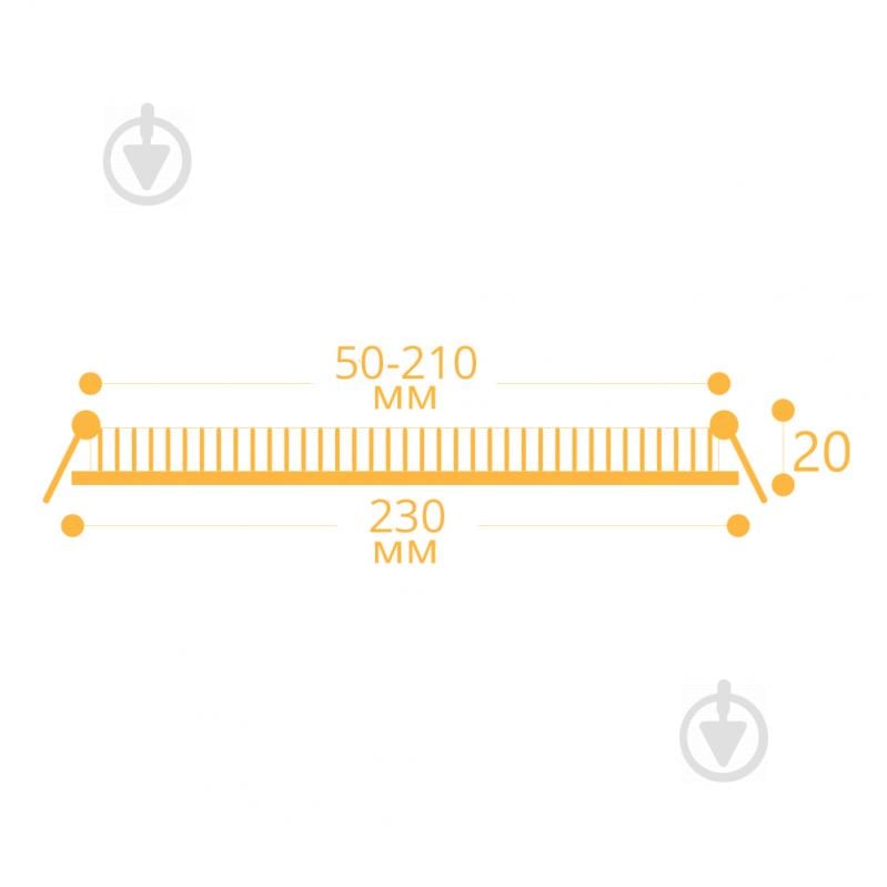 Светильник административный LED LightMaster 20 Вт 3500 - 4500 К (нейтральный свет) AL622 квадрат IP20 - фото 3