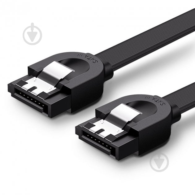 Кабель UGREEN US217 SATA 3 Data Cable 0,50 м black (30796) - фото 1