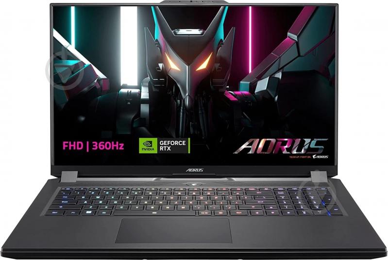 Ноутбук Gigabyte AORUS 17H BXF 17,3" (AORUS_17H_BXF-74KZ554SD) black - фото 1