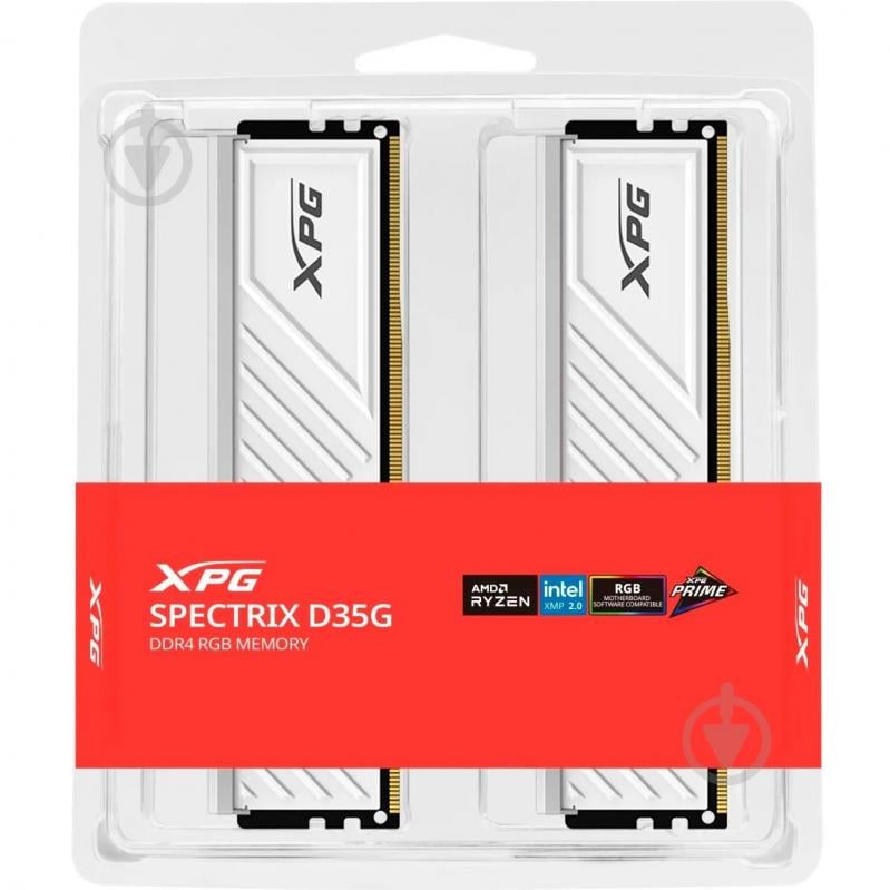 Оперативна пам'ять ADATA DDR4 SDRAM 16 GB (2x8GB) 3600 MHz (AX4U36008G18I-DTWHD35G) - фото 6