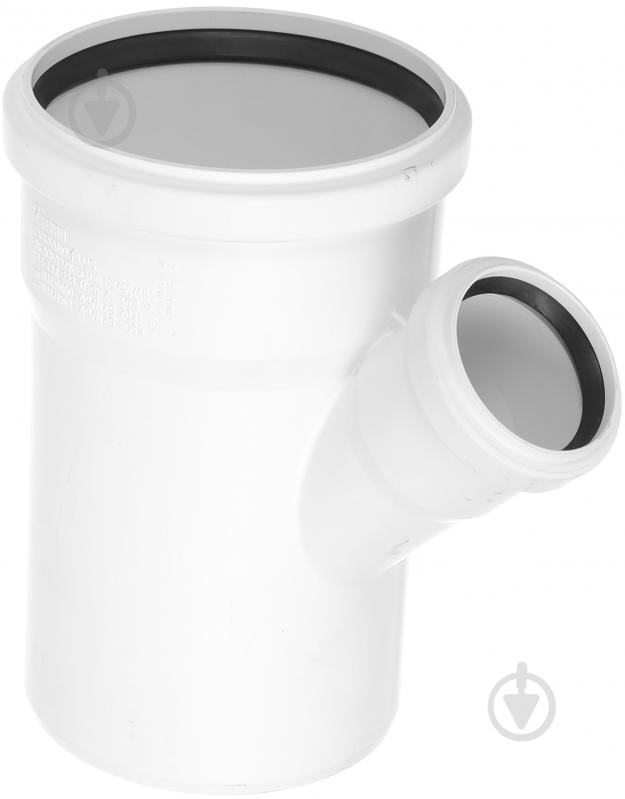 Тройник канализационный REHAU безшумный Raupiano Plus 110/50 45° - фото 2