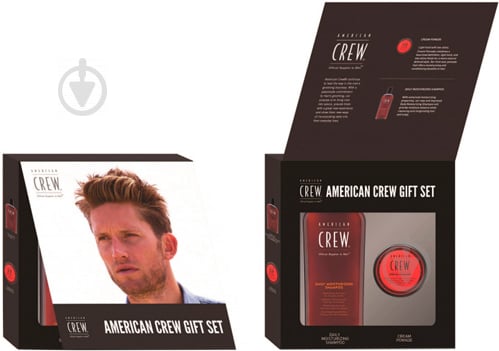 Подарочный набор AMERICAN CREW Cream Pomade 85 г+Daily Moisturizing Shampoo 250 мл - фото 1