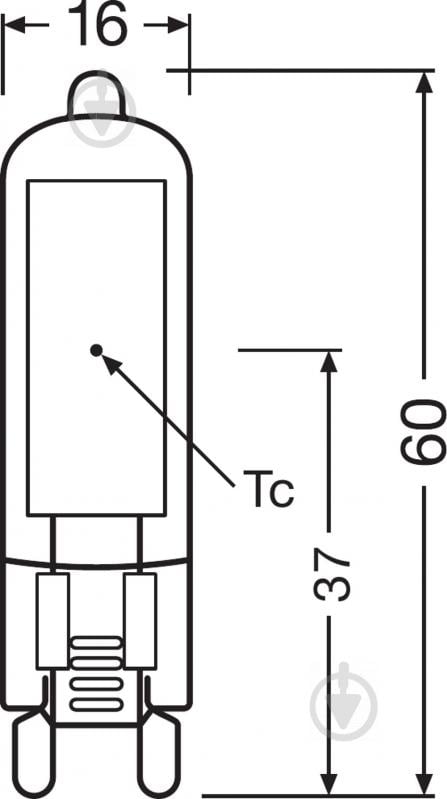 Лампа світлодіодна Osram LEDBASPIN30 2,8 Вт капсульна прозора G9 220 В 2700 К 4058075360266 - фото 3