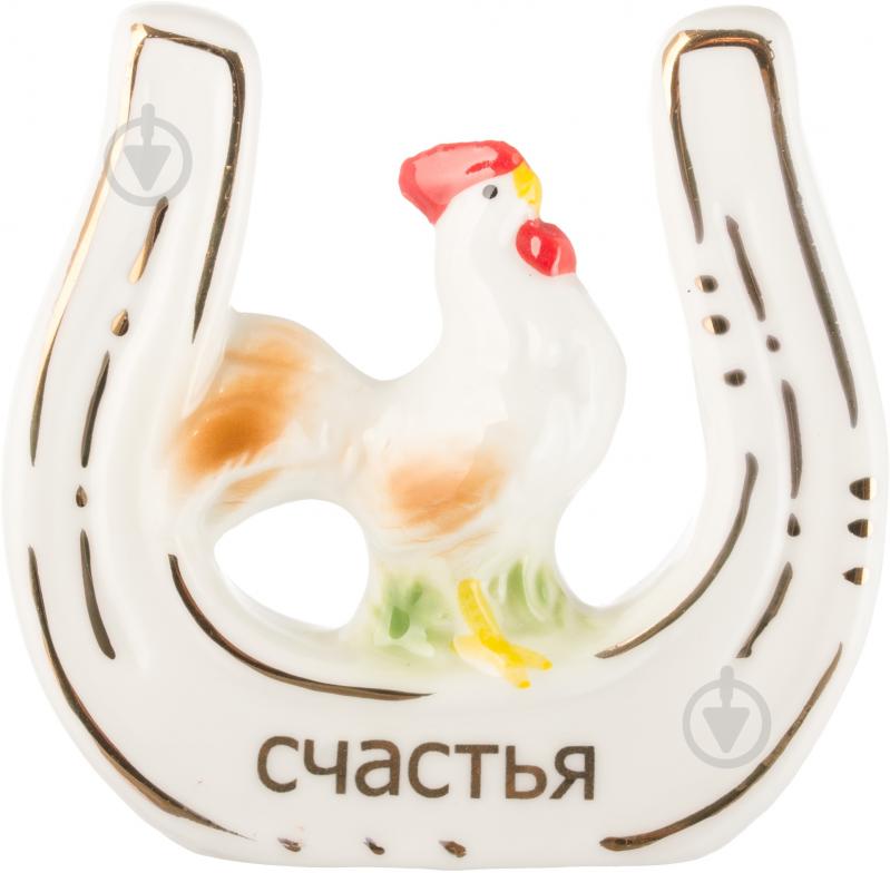 Фигурка петух на счастье 7х2 см разноцветный - фото 1 Фигурка петух на счастье 7х2 см разноцветный - фото 1
