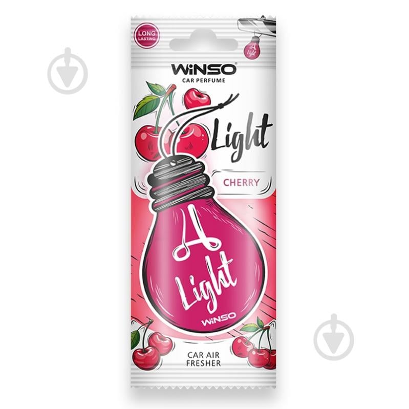 Ароматизатор подвесной WINSO Light Cherry 991060 12 мл - фото 1