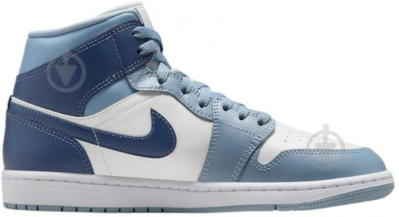 Кросівки жіночі демісезонні Nike WMNS AIR 1 MID BQ6472-140 р.44,5 блакитні із білим - фото 2 Кросівки жіночі демісезонні Nike WMNS AIR 1 MID BQ6472-140 р.44,5 блакитні із білим - фото 2
