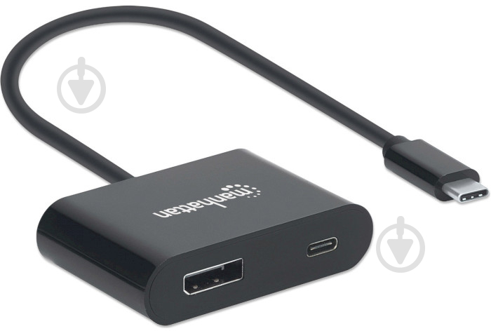 Док-станція Intracom USB 3.1 Type-C - DisplayPort(Thunderbolt 3)/PD 60W black (153447) - фото 2