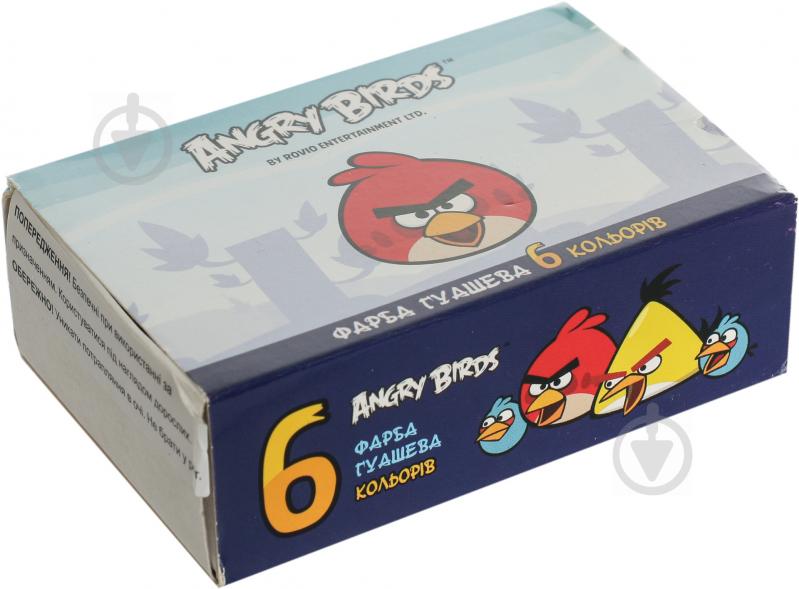 Краски гуашевые Angry Birds AB03670 6 кольорів Cool For School - фото 1