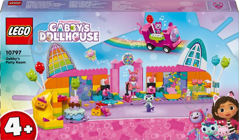 Конструктор LEGO Gabby's Dollhouse Праздничная комната Габби 10797 - фото 1